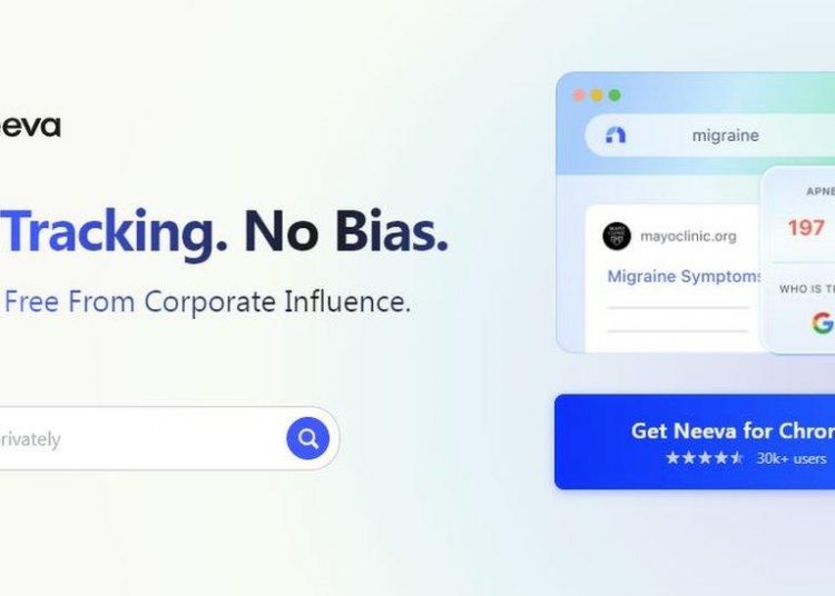 Tracker-free search engine “Neeva”