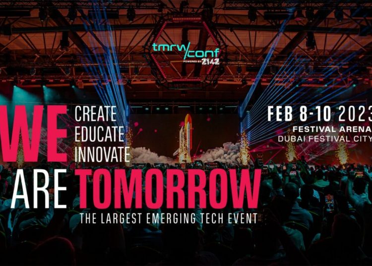TMRW Dubai Conference Feb 8- 10: Gearing up to be the largest emerging tech event